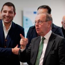 Inovação sustentável da Fibrenamics em destaque na visita da Comissão Europeia liderada por Patrick Child