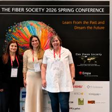 Investigadoras da Fibrenamics apresentam soluções avançadas em fibras na The Fiber Society 2026